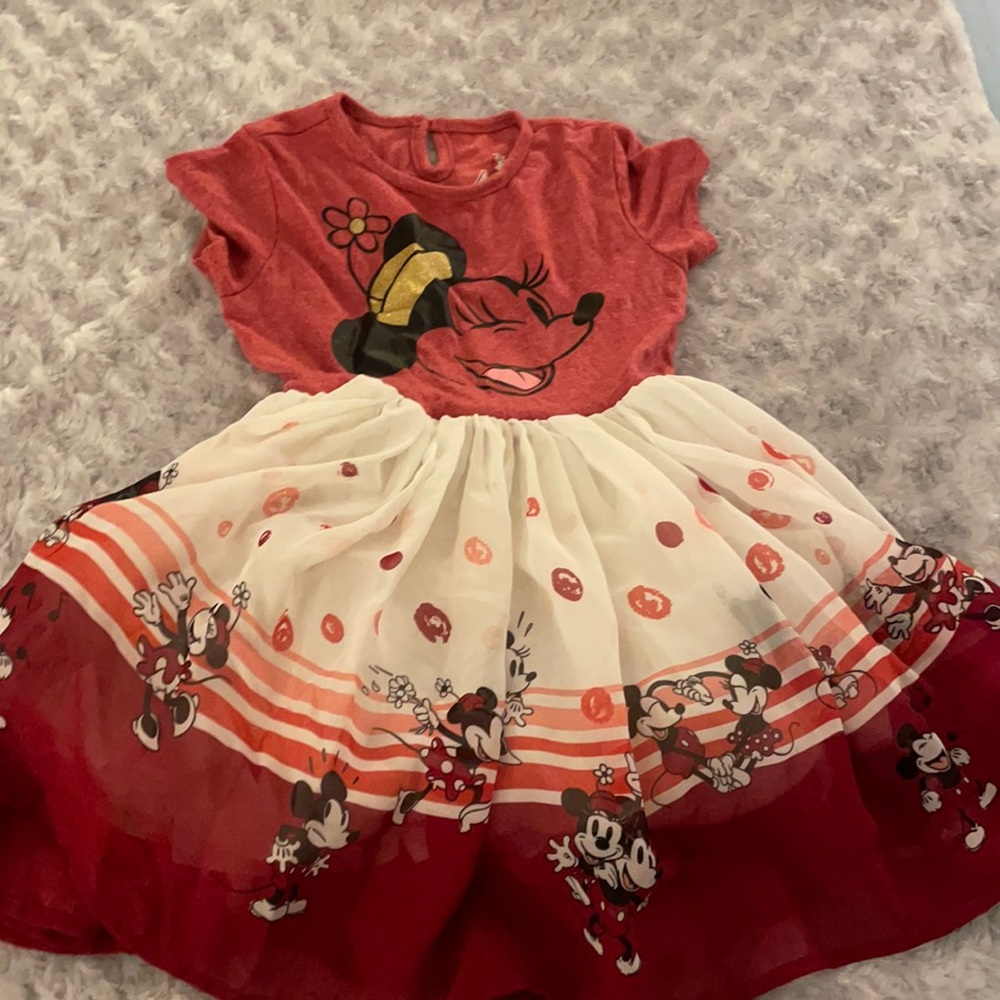 4t Minnie and Mickey dress